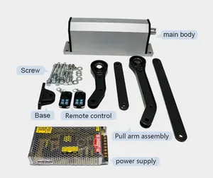 Uzaktan yan monte düz kapı açacağı yakın temassız elektrik Motor sistemi mekanizması otomatik iki tarafa açılır kapı açacağı operatörleri