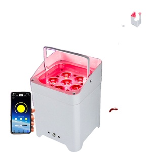 <span class=keywords><strong>2025</strong></span> mới hengyu 6*18W rgbwauv DJ đám cưới pin thiết bị chiếu sáng sân khấu Powered <span class=keywords><strong>LED</strong></span> <span class=keywords><strong>uplight</strong></span> wifi không dây DMX Đèn sân khấu - Product Image 1