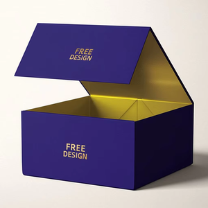 Muestra Gratuita de Caja de Regalo Magnética Plegable de Lujo Personalizada, Caja de Embalaje de Cartón Rígido con Imán Plegable, Caja de Papel para Pelucas y Cabello - Product Image 4