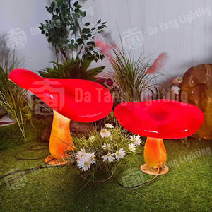 Lámpara decorativa LED con forma de hongo para exhibiciones festivas, caminos de jardín y decoración de patios. - Product Image 5