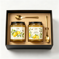 Bocaux hexagonaux multi-tailles en gros 4oz 8oz 12oz – Récipients alimentaires vides transparents en verre pour sauces, miel, confitures, cornichons avec couvercle métallique