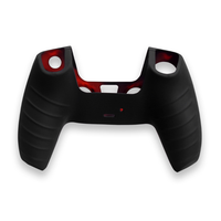 Housse de protection en silicone pour manette PS5 avec 2 protections de joysticks antidérapantes en silicone