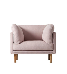<span class=keywords><strong>Fauteuil</strong></span> d'appoint moderne <span class=keywords><strong>rose</strong></span> et autres couleurs, en tissu imperméable, avec pieds en bois massif, pour salon, hôtel, usage extérieur - Product Image 1