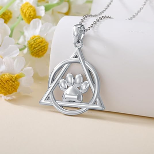 गर्म बिक्री S925 स्टर्लिंग सिल्वर नेकलेस थेरियन प्रतीक पंजा महिलाओं के लिए गहने - Product Image 3