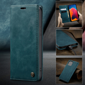 Luxe Affaires Flip En Cuir Livre Flip Portefeuille Couverture De Téléphone Portable Fente Pour Carte Portefeuille Téléphone Cas Pour S24 S23 S22 S21 <span class=keywords><strong>Ultra</strong></span> S20 S10e S9 - Product Image 3