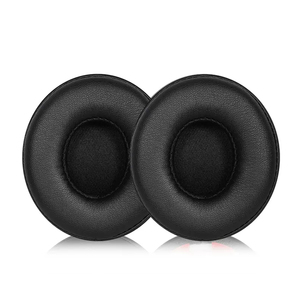 Solo 2 almohadillas de repuesto con cable de cuero proteico para auriculares Solo2 con cable en la oreja de Dr. Dre SOLAMENTE (NO SE ADAPTA A SOLO 2/3 INALÁMBRICO) - Product Image 3