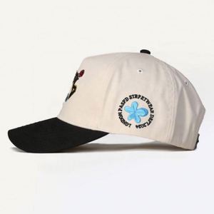 Gorra de Béisbol Personalizada al por Mayor, de 5 Paneles, con Visera Curva, Estructurada, Diseño Deportivo con Estampado de Leopardo/Puntos, Correa Ajustable, 100% Algodón - Product Image 5