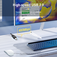 Cable de Extensión USB 2.0 Activo Mindpure de 20M/65FT, Repetidor de Señal FE1.1S para VR, Impresora, Cámara Web, Cámara de Seguridad