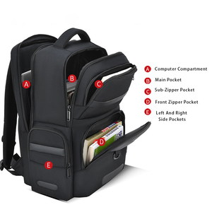 Sac à dos décontracté personnalisé sac à dos grande capacité tendance pour hommes sac à dos multifonction pour ordinateur avec logo imprimé - Product Image 6