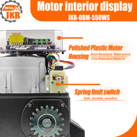 Kit de Sistema de Puerta Corredera Deslizante con WiFi, Capacidad de 600 kg a 2000 kg, Incluye Panel de Control, Modo de Ciclo de un Solo Botón