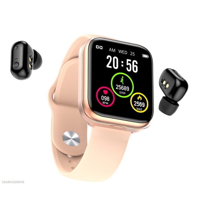 Good Selling X5 1.54 Inch HD Color Screen Wireless Earphone Smart Bracelet, Support Waterproof Monitoring