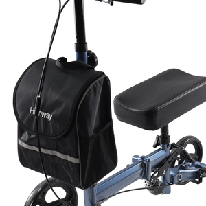 Rollator Walker Kursi Roda Medis Baja Buatan China Bersertifikat CE Kapasitas 136KG Bariatrik - Product Image 3