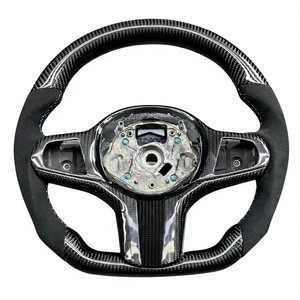Volant sport en Alcantara de qualité supérieure avec garniture en fibre de carbone pour BM/W G20 G30 G80 G82 M3 M4 Competition 2019-2024 - Product Image 5