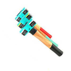 Martillos de trineo Dead Blow con mango de fibra de vidrio, martillo de maquinista completamente pulido, CN;JIA Steel <span class=keywords><strong>YAOU</strong></span> amarillo y negro 2LB - Product Image 3