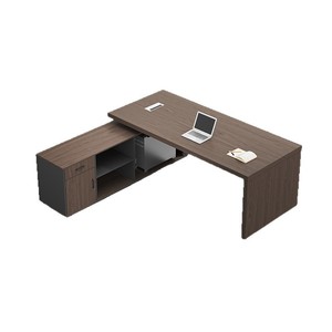 Executive <b>Desk</b> H610 Artificial Board Storage Cabinet Office <b>Study</b> Room Commercial Space - Product Image 3