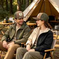 Casquette personnalisée de haute qualité à 6 panneaux en maille avec logo brodé Snapback Casquette de chasse sportive Camo Richardson 112 Casquette de camionneur