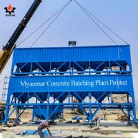 Silo di Stoccaggio per Container da 30 Tonnellate 50T Silo Orizzontale Mobile per Cemento in Vendita