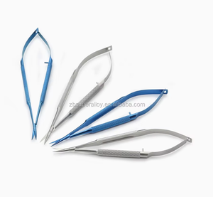 Ciseaux chirurgicaux ophtalmiques en acier inoxydable de 16cm Ciseaux cornéens Castroviejo Ciseaux conjonctivaux - Product Image 5