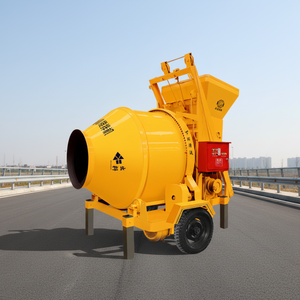 Muhua Ex-Works Bétonnière portative 300 <span class=keywords><strong>litres</strong></span> en acier au carbone avec élévateur, moteur 5,5 kW et pompe à eau haute efficacité - Product Image 5