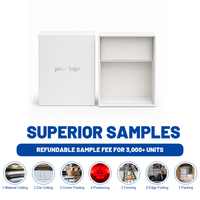 Boîte d'emballage de téléphone en carton rigide sur mesure haut de gamme, boîte cadeau avec couvercle et base de précision, avec logo pour smartphones et appareils électroniques