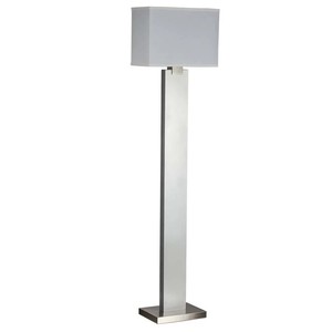 Lampe de sol d'angle moderne et contemporaine de luxe, corps en fer, source lumineuse LED homologuée UL, abat-jour en tissu, SpringHill Suites Marriott Hotels - Product Image 6