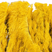 Ruban en tissu fait main, franges et garnitures en plumes d'autruche pour loisirs créatifs, vêtements, robes, costumes, accessoires de chaussures, fêtes et décoration intérieure