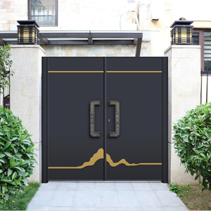 Chất Lượng Cao Hiện Đại Đu Cổng Cho Vườn An Ninh Nhôm Trượt Trung Quốc Cho Khách Sạn Phần Cứng Handmade Trung Quốc - Product Image 3