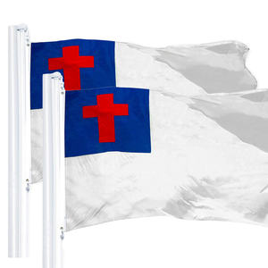 Христианский религиозный флаг 3 Х5 футов, двойной сшитый полиэстер с защитой от выцветания и латунными Люверсами-рекламные баннеры - Product Image 2