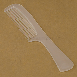 Disposable Plastic Comb For Hotel Guestroom Use With Custom Logo Option FLC-13XD 8g Lightweight Rectangle Shape - Product Image 1