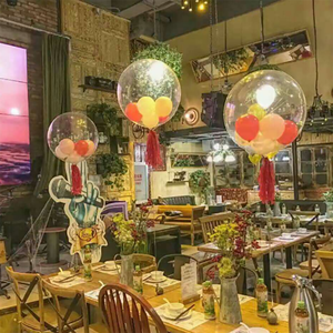 Bóng Đèn <span class=keywords><strong>Led</strong></span> Bobo Đầy Màu Sắc Có Chân Đứng 10Inch 18 Inch 24Inch 36Inch Giảm Giá Mạnh 2019 Dùng Trang Trí Tiệc Cưới - Product Image 6