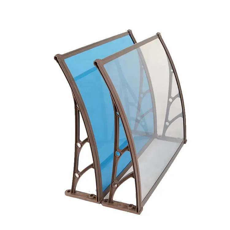 Diy polikarbonat balkon tonları plastik yağmur tenteler pencere