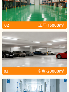 สีเคลือบพื้นอีพ็อกซี่ชนิดน้ำสำหรับทางเดินโรงเรียน ทนต่อการขีดข่วน กลิ่นน้อย แห้งเร็ว - Product Image 6