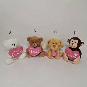 Orsacchiotto Personalizzato all'Ingrosso 'Ti Amo' per Fidanzata, Peluche Morbido Bianco, Produttori di Giocattoli - Product Image 6