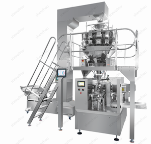 Line Factory Products <span class=keywords><strong>Multihead</strong></span> <span class=keywords><strong>Weigher</strong></span> Puffed Snack Food automático 10/14 Heads Llenado Bolsa pesaje Máquina de embalaje - Product Image 4