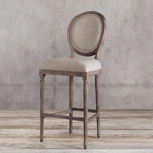 Chaises <span class=keywords><strong>de</strong></span> <span class=keywords><strong>bar</strong></span>, tabouret <span class=keywords><strong>de</strong></span> <span class=keywords><strong>bar</strong></span>, en bois <span class=keywords><strong>de</strong></span> chêne, design traditionnel français <span class=keywords><strong>Louis</strong></span>, ancien, haut <span class=keywords><strong>de</strong></span> gamme, 1 pièce - Product Image 2