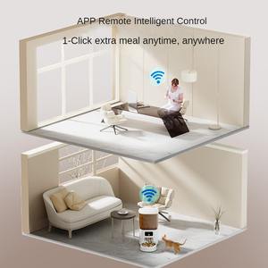 Comedero Automático para Mascotas de Acero Inoxidable, Control Remoto Inteligente, Temporizador de Alimentación para Perros y Gatos, con Video - Product Image 3