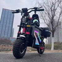 Abd ücretsiz kargo E Scooter 72V 10000W 50Ah hızlı çift Motor 14 inç Off Road uzun menzilli yetişkinler için yağ lastik elektrikli Scooter