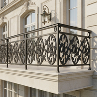 Balustrade de balcon moderne en fonte Balaji Metals, garantie 5 ans, sans cadre, réglable, résistante à la rouille, résistante à l'eau, protégée contre les UV