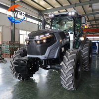 Tracteur agricole 4x4 de 180 ch avec cabine, prix avantageux, fabrication chinoise, haute qualité pour usage agricole