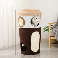Cadre d'escalade pour chat arbre à chat sisal seau multicouche hiver chaud chat maison