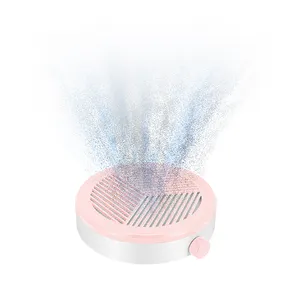 Mini Size Vacuum Fan With Reusable filter 24W Nail Dust Collector Pink For Nail Art
