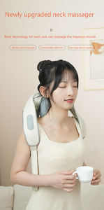 Jinboyang Electric Cordless 3D Rücken <span class=keywords><strong>massage</strong></span> gerät Neues beheiztes hand freies Deep Shiatsu-Gerät für Hals und Schulter - Product Image 3
