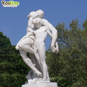 Escultura <span class=keywords><strong>de</strong></span> Mármol <span class=keywords><strong>de</strong></span> Tamaño Real del Juramento <span class=keywords><strong>de</strong></span> <span class=keywords><strong>Spartacus</strong></span>, Decoración Clásica para Jardín - Product Image 3