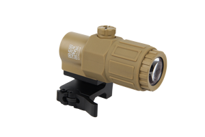 Tactique 3X G33 Loupe télescopique Sight hunt optique Spotting tan longue portée télescope extérieur accessoire monoculaire - Product Image 3