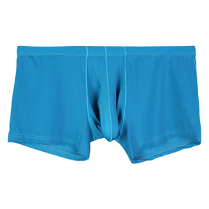 Nueva ropa interior Sexy de seda helada para Hombres Calientes para <span class=keywords><strong>Gay</strong></span> suspensorio ropa interior cómoda para pene ropa interior masculina transparente - Product Image 5