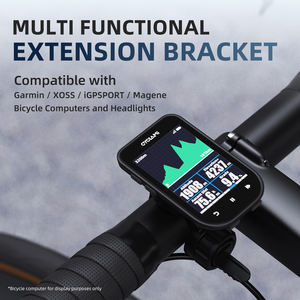 Support de compteur <span class=keywords><strong>GPS</strong></span> <span class=keywords><strong>pour</strong></span> vélo de <span class=keywords><strong>route</strong></span> avec logo personnalisé, capteur <span class=keywords><strong>Garmin</strong></span>, base réglable et sangle de fixation, modèle S6 - Product Image 3