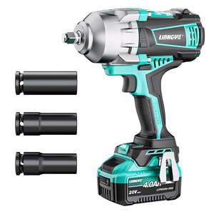 Llave de Impacto Industrial Inalámbrica de 20V Sin Escobillas, Nueva <span class=keywords><strong>Pistola</strong></span> de Impacto con 1500Nm de Torque, Herramienta de Llave de Alta Potencia de 3 Velocidades - Product Image 1