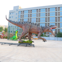 Çin tedarik robotik Dino simülasyon yapay dinozorlar Animatronics tema parkı kral dinozor modeli için gerçek boyut dinozor