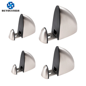 BETOCI Eagle Beak Glass Clip Zinc Alloy Brushed Gloss Adjustable For Glass Shelf Support Furniture Hardware - Product Image 1