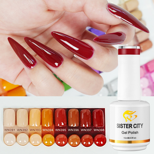 Nagel-Gel-Lack-Set Großhandel Nagelprodukte Fabrik OEM 15ml UV-Gel-Lack Private Label Farbe für Nagelkunst - Product Image 3